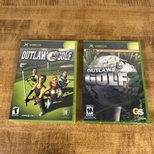 Outlaw Golf 1 & 2 Factory Sealed- Microsoft Xbox